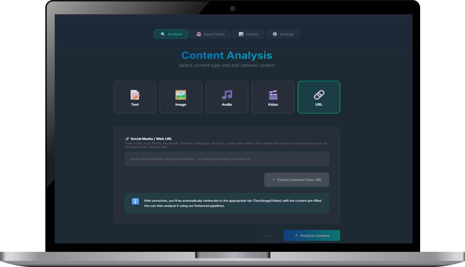 Dashboard - Tipuri de analiză